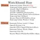 22mm magnetic leather watch with strap,